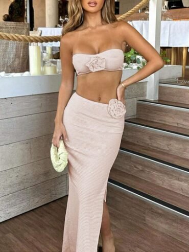 conjunto falda top