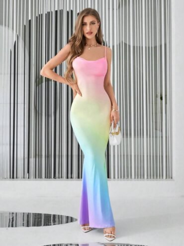 vestido de colores lila