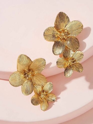 aretes de flor